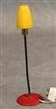 Golvlampa med gul skärm, fungerar, 190410.jpg