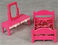 Säng och sminkbord rosa, 150514.jpg